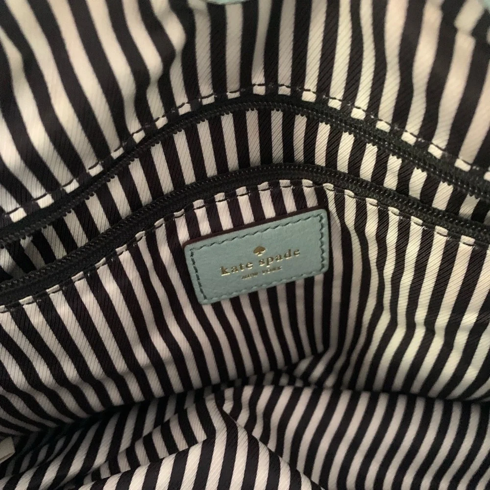 Kate Spade Brighton Park Sloan Satchel Baby Blue Preppy Travel Personal Item